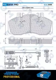 FOMAR FRICTION FO 634181